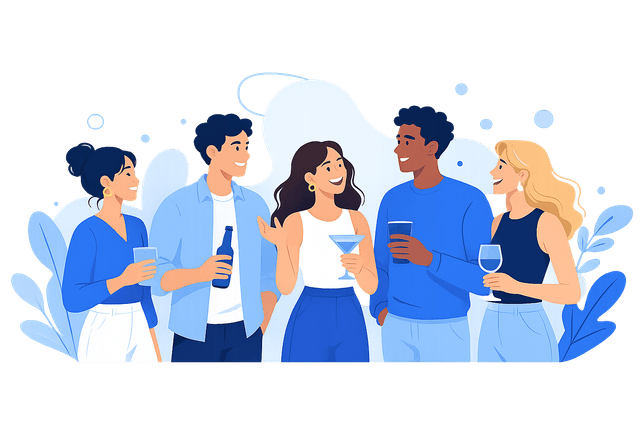 Friends at a social gathering